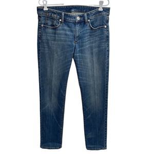 BCBG Max Azaria May Cornflower straight leg jeans 31